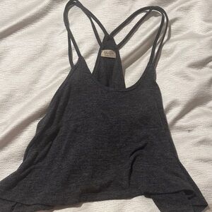 Brandy Melville Dark Gray Strappy Camisole
